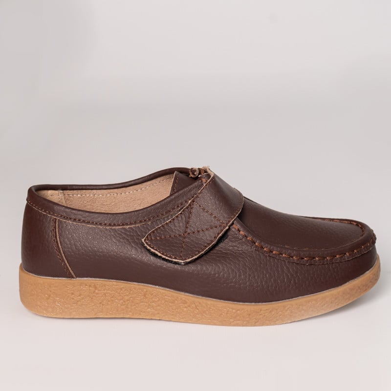 Pantofi dama casual maro piele naturala chloly - poza 4
