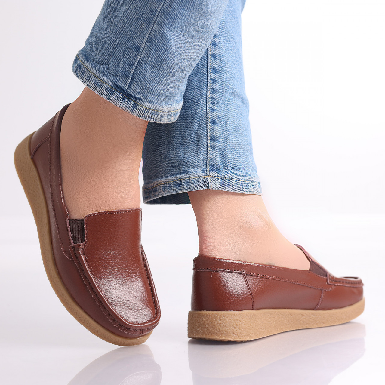 Pantofi dama casual Maro piele naturala Danina - poza 3