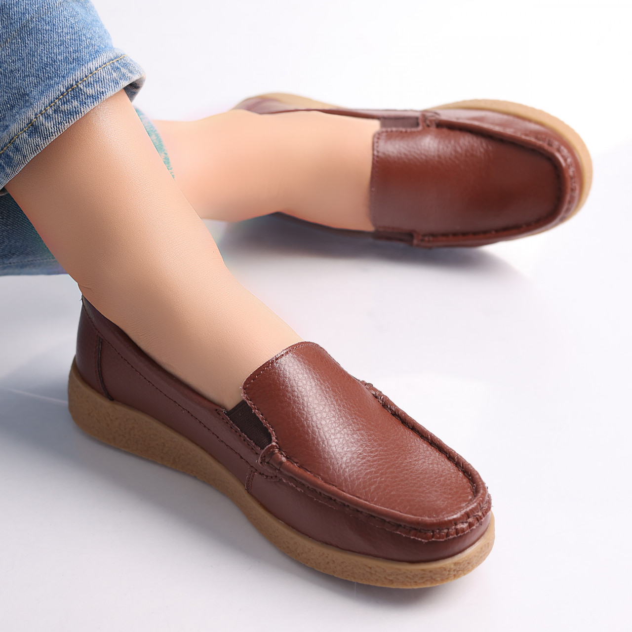 Pantofi dama casual Maro piele naturala Danina - poza 5