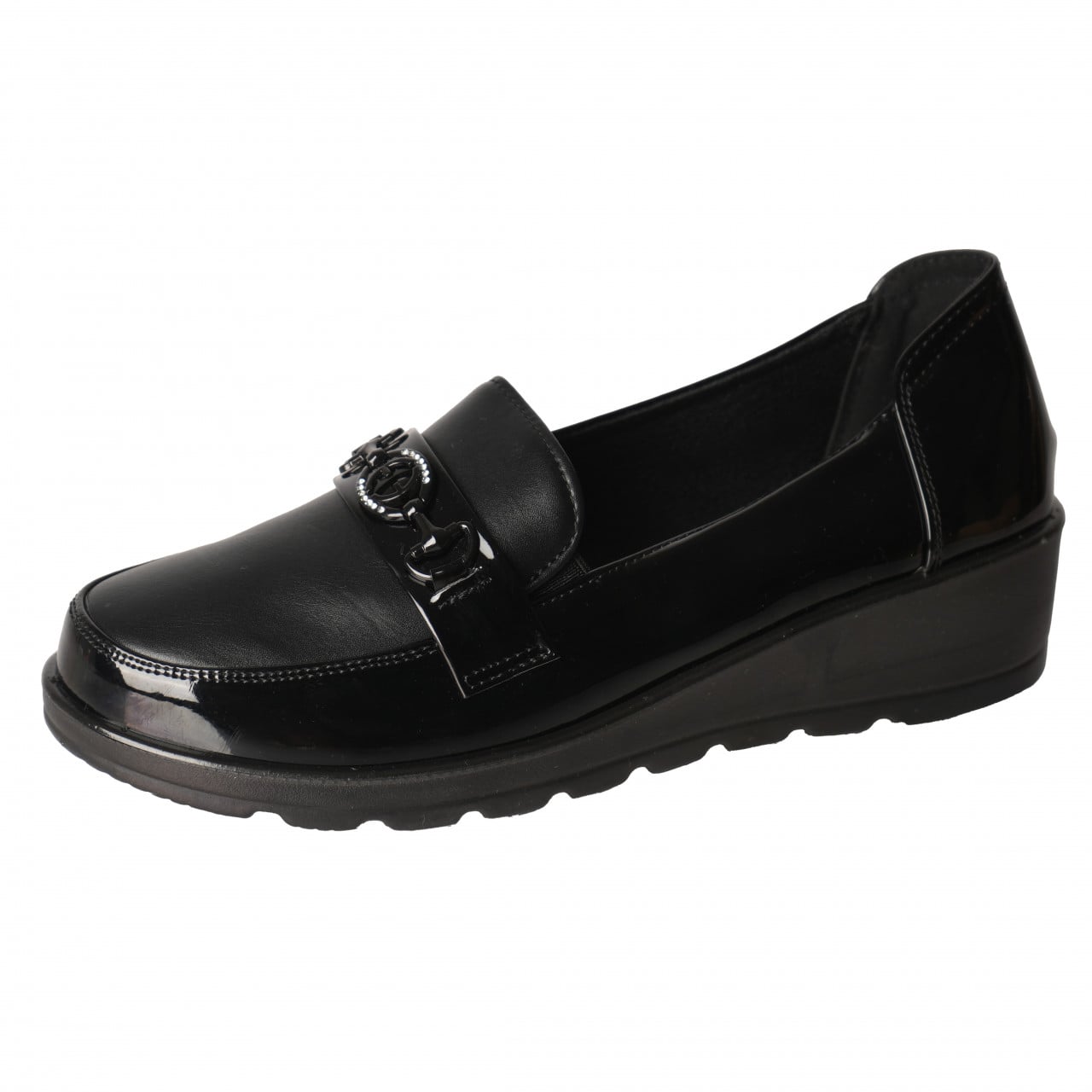 Pantofi dama casual Negri din Piele Ecologica Klodi - poza 5