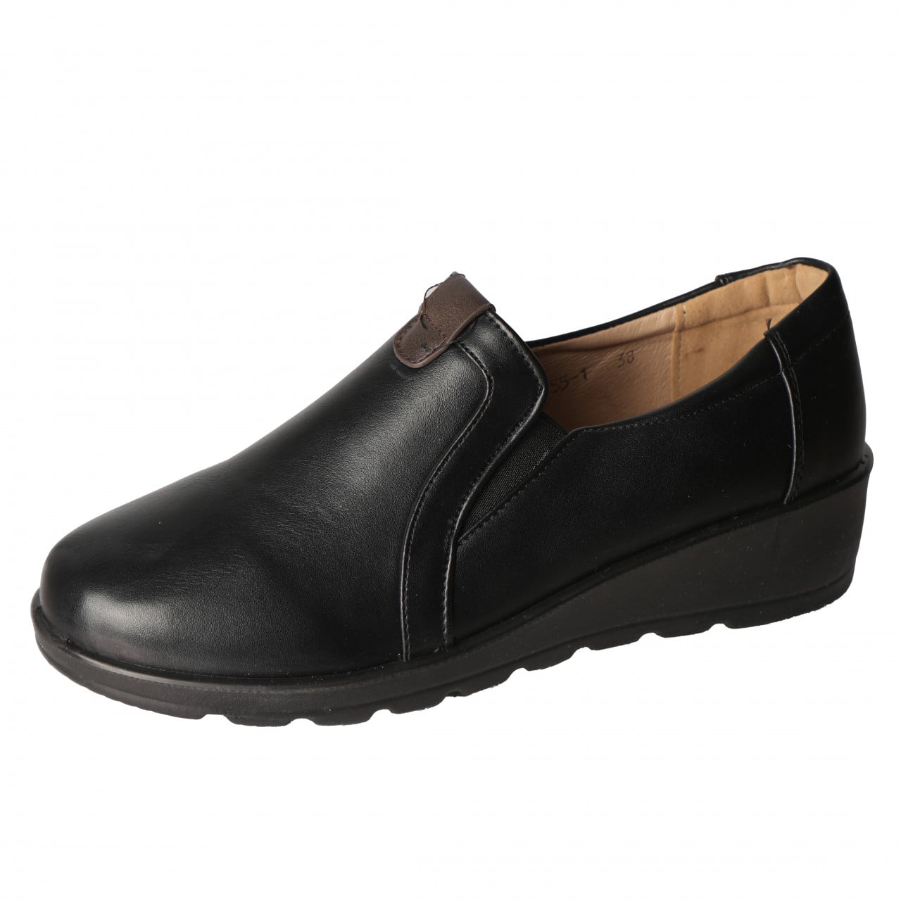 Pantofi dama casual Negri din Piele Ecologica Larisa - poza 5