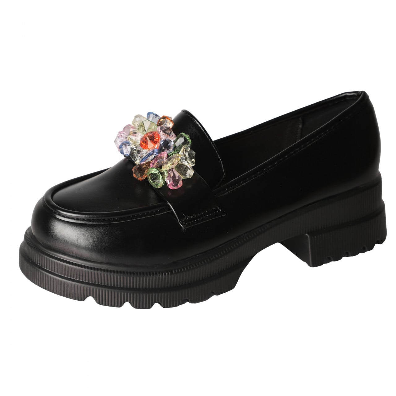 Pantofi dama casual Negri din Piele Ecologica Proda - poza 5