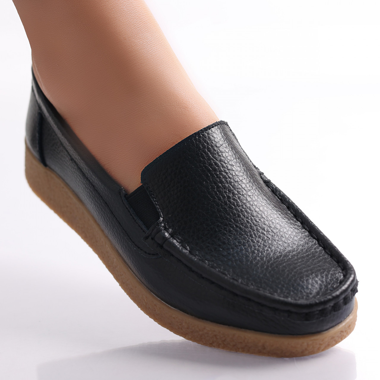 Pantofi dama casual Negri piele naturala Danina - poza 2