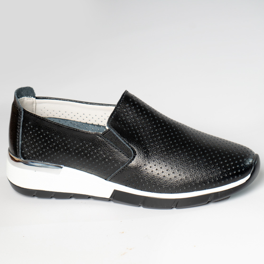 Pantofi dama casual negri piele naturala ninita - poza 3