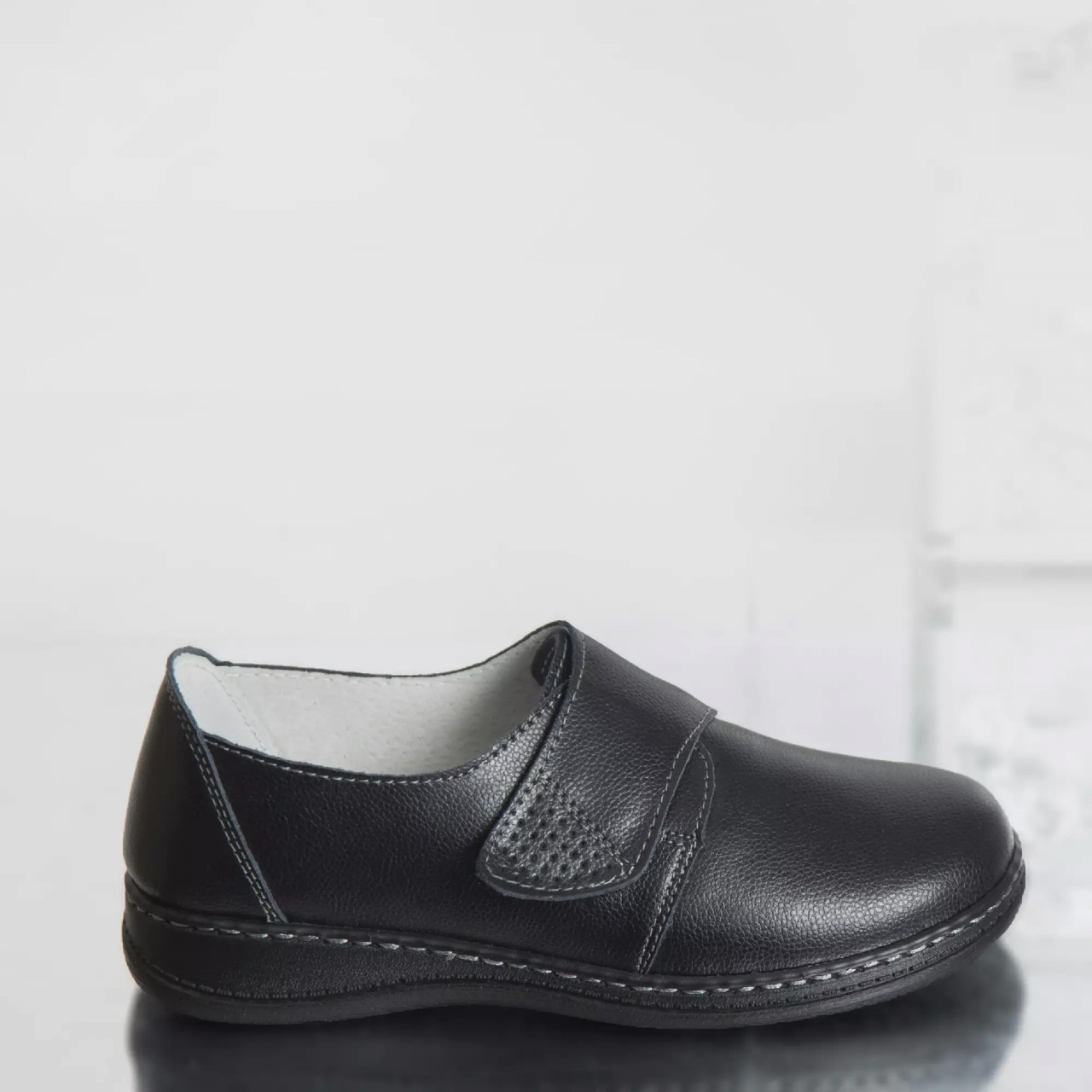 Pantofi dama casual Negru din piele naturala Felicy - poza 3