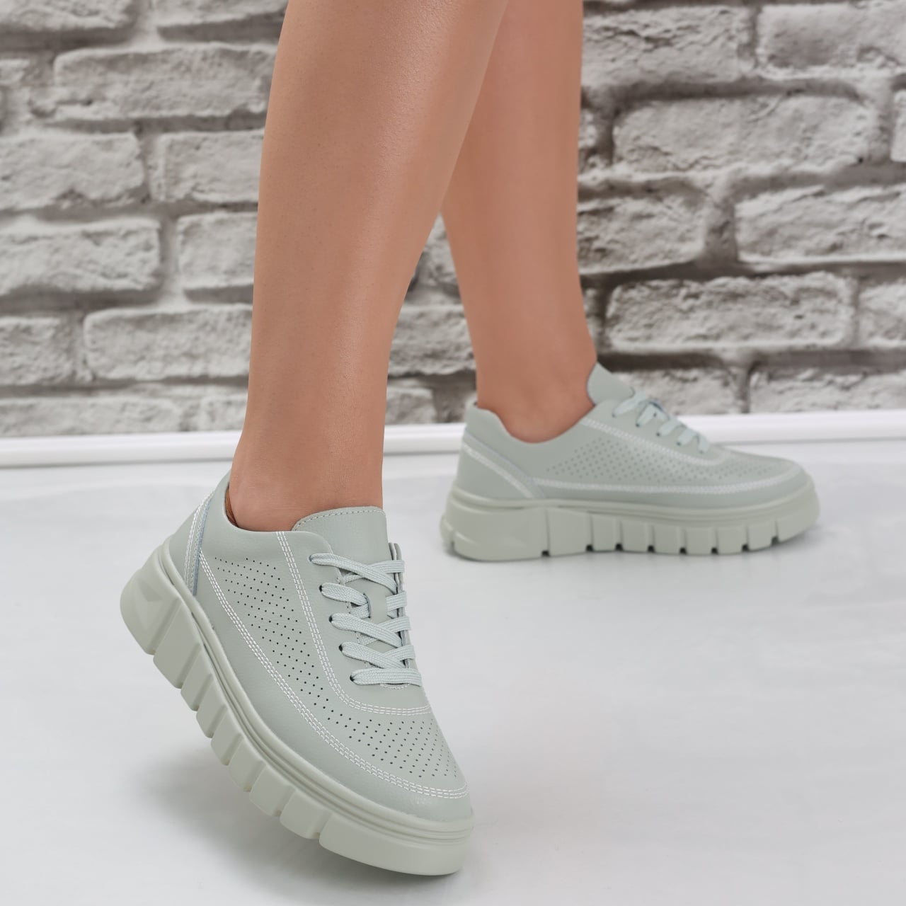 Pantofi dama casual Vegzi din Piele Naturala Brynin - poza 1