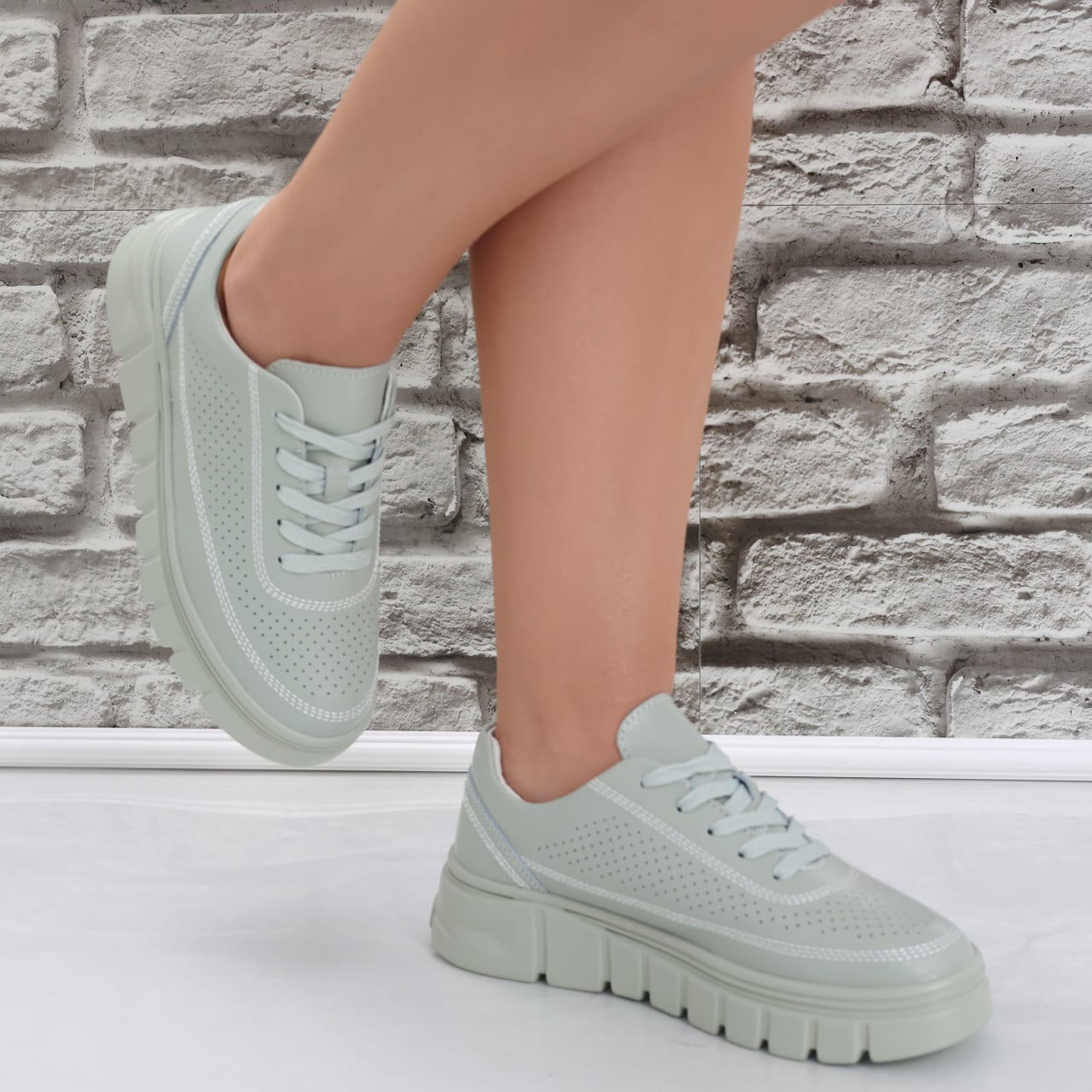 Pantofi dama casual Vegzi din Piele Naturala Brynin - poza 5