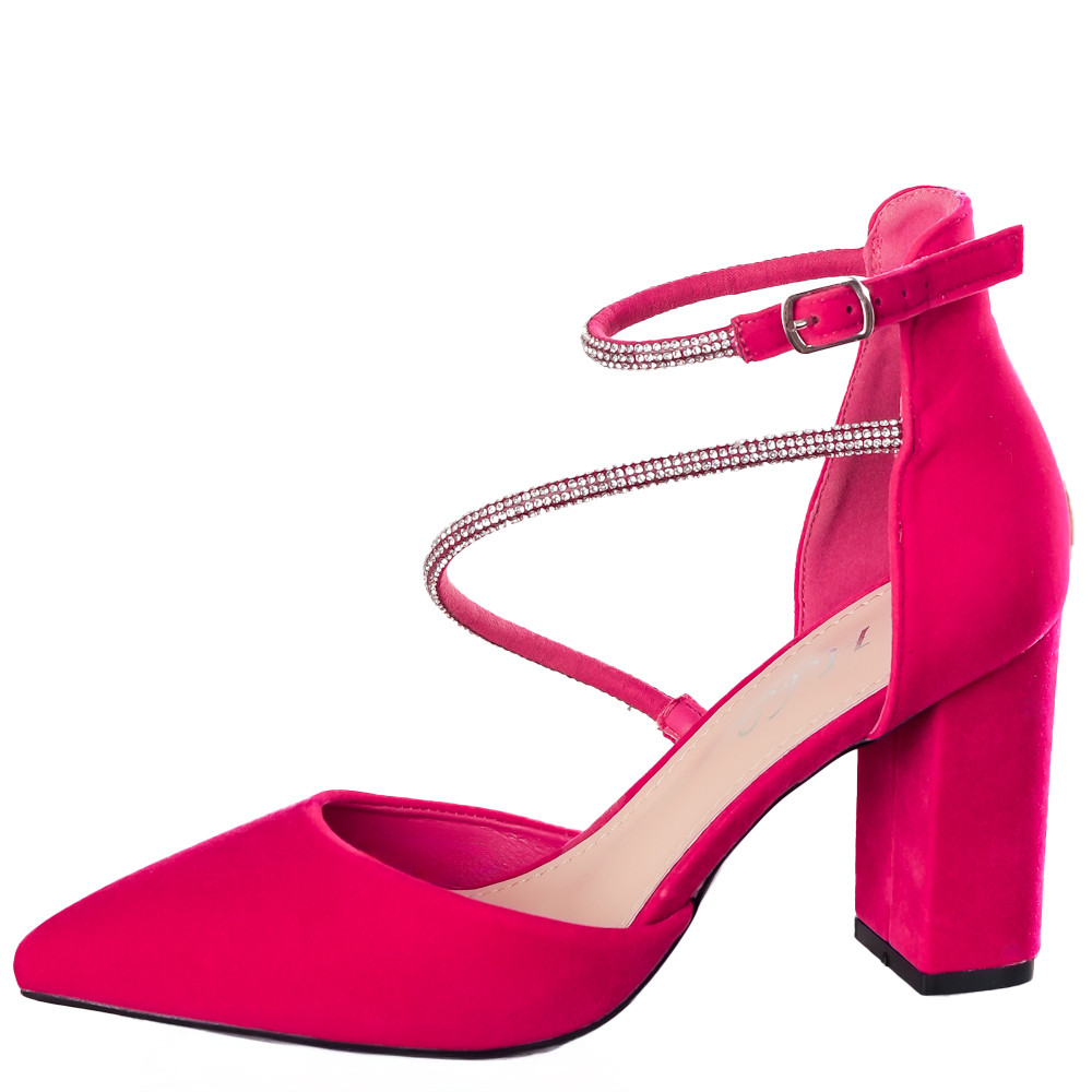 Pantofi dama Fucsia din Piele Ecologica Intoarsa Adiba - poza 5