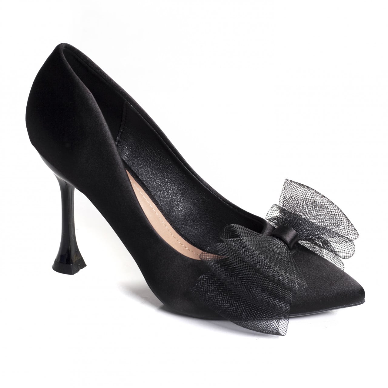 Pantofi dama negri piele eco intoarsa randa - poza 5