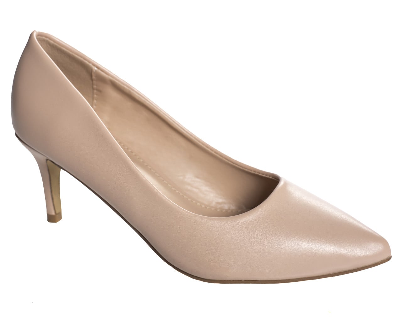 Pantofi dama nude piele ecologica dania - poza 5