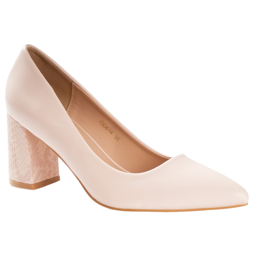 Pantofi dama Nude piele ecologica luzan - poza 5