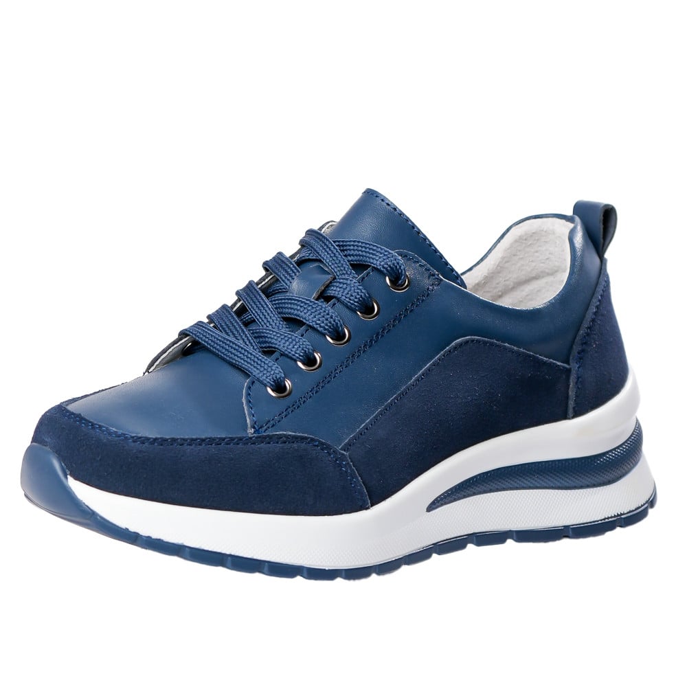 Pantofi dama sport Bleumarin din Piele Naturala Oblan - poza 5