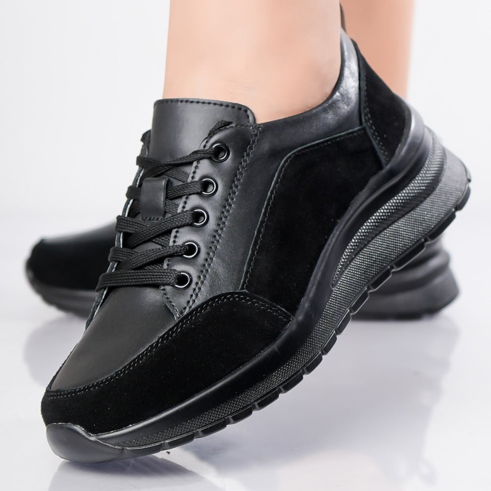 Pantofi dama sport Negri din Piele Naturala Oblan - poza 1