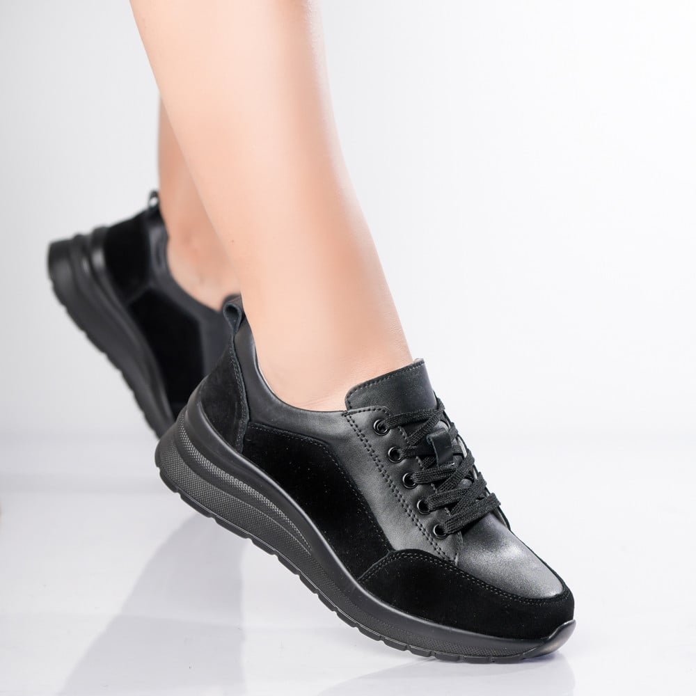 Pantofi dama sport Negri din Piele Naturala Oblan - poza 3