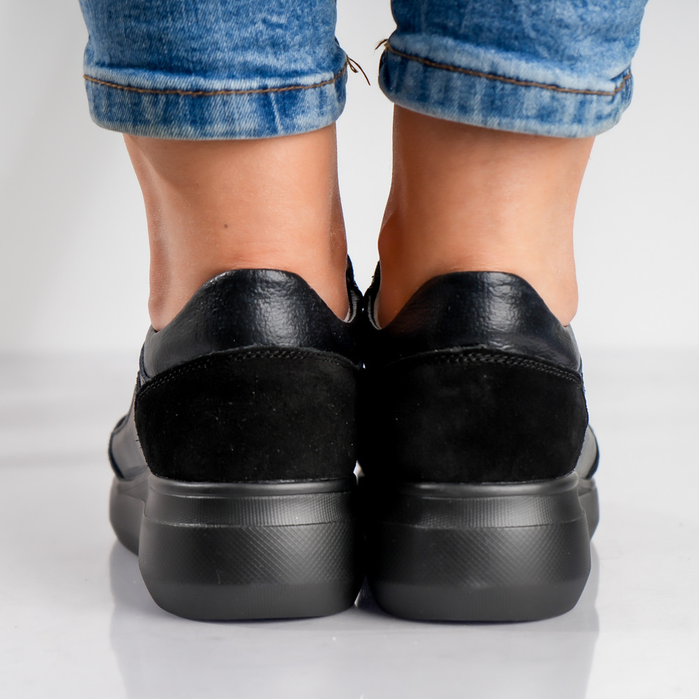 Pantofi dama sport Negri din Piele Naturala Yalgo - poza 5