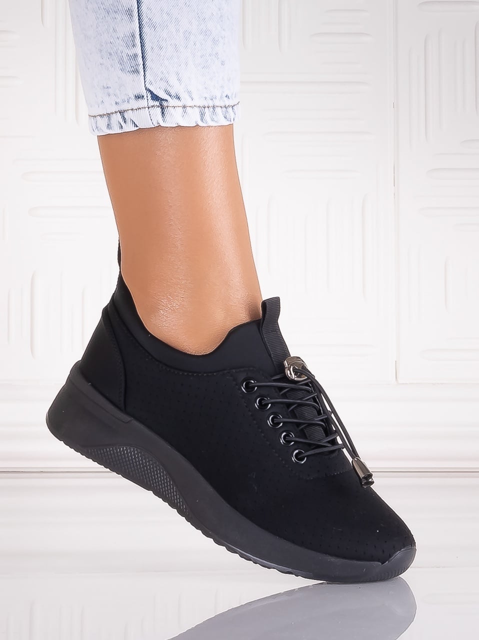 Pantofi dama sport Negri din Textil Xolana - poza 1