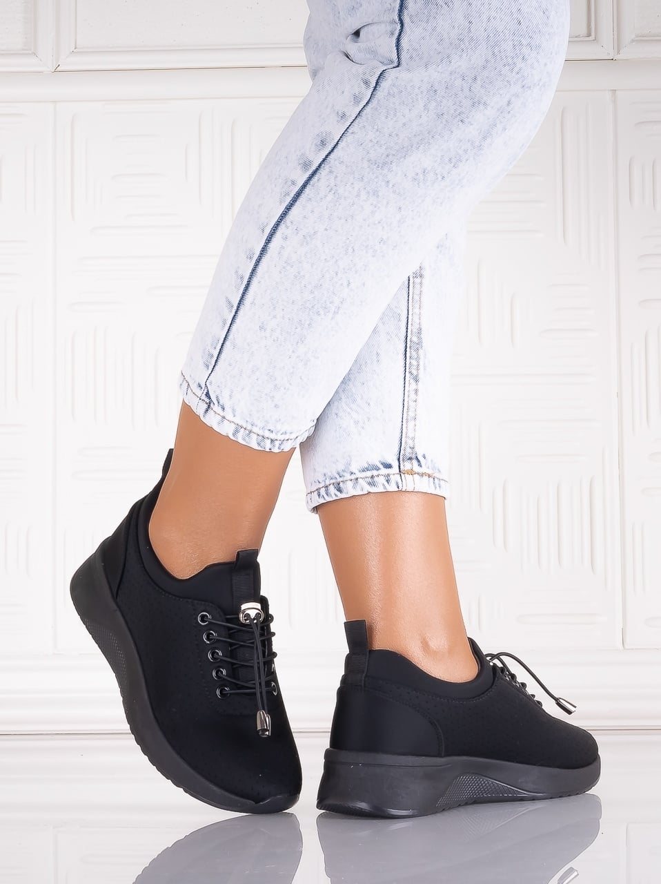 Pantofi dama sport Negri din Textil Xolana - poza 4
