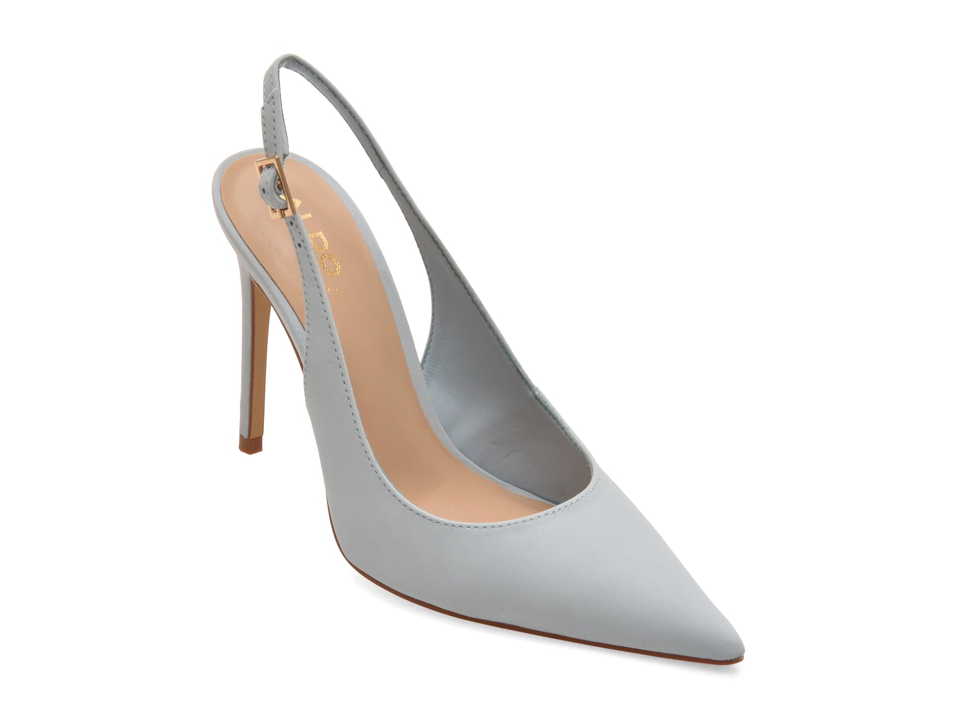 Pantofi eleganti ALDO albastri, STESSYSLING 499, din nabuc
