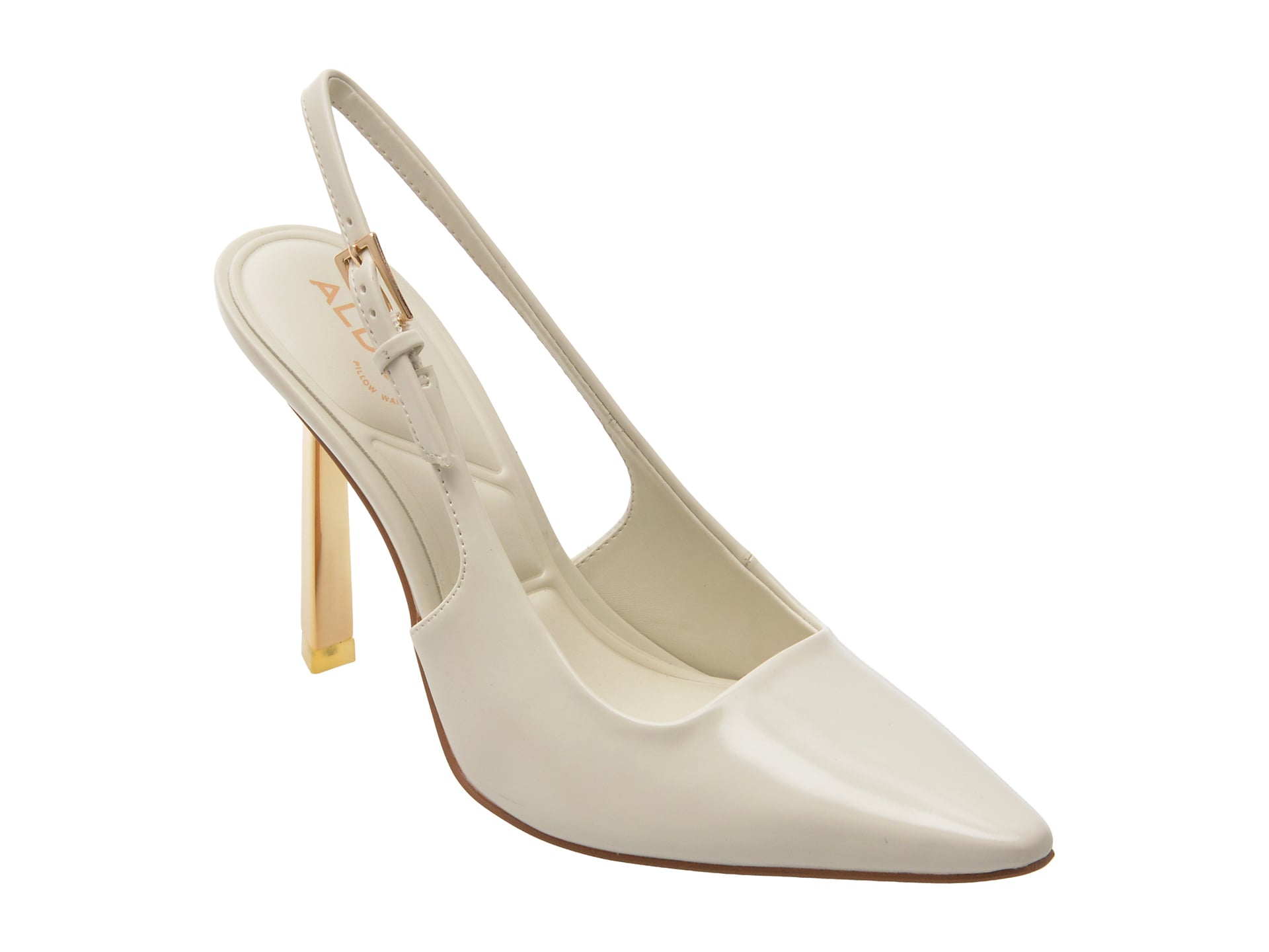 Pantofi eleganti ALDO albi, MARYSA 121, din piele ecologica
