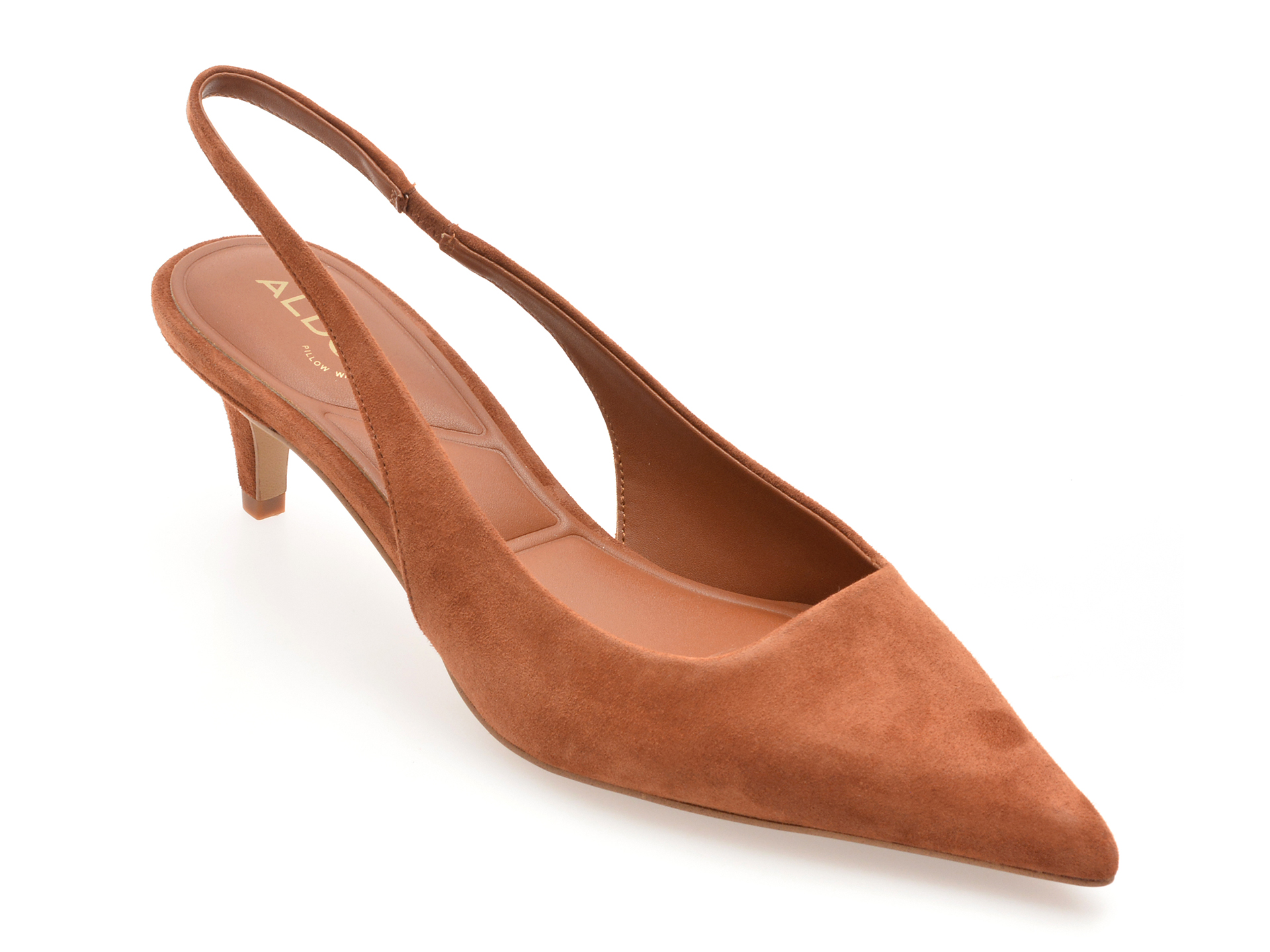 Pantofi eleganti ALDO maro, LEANE 210, din piele intoarsa