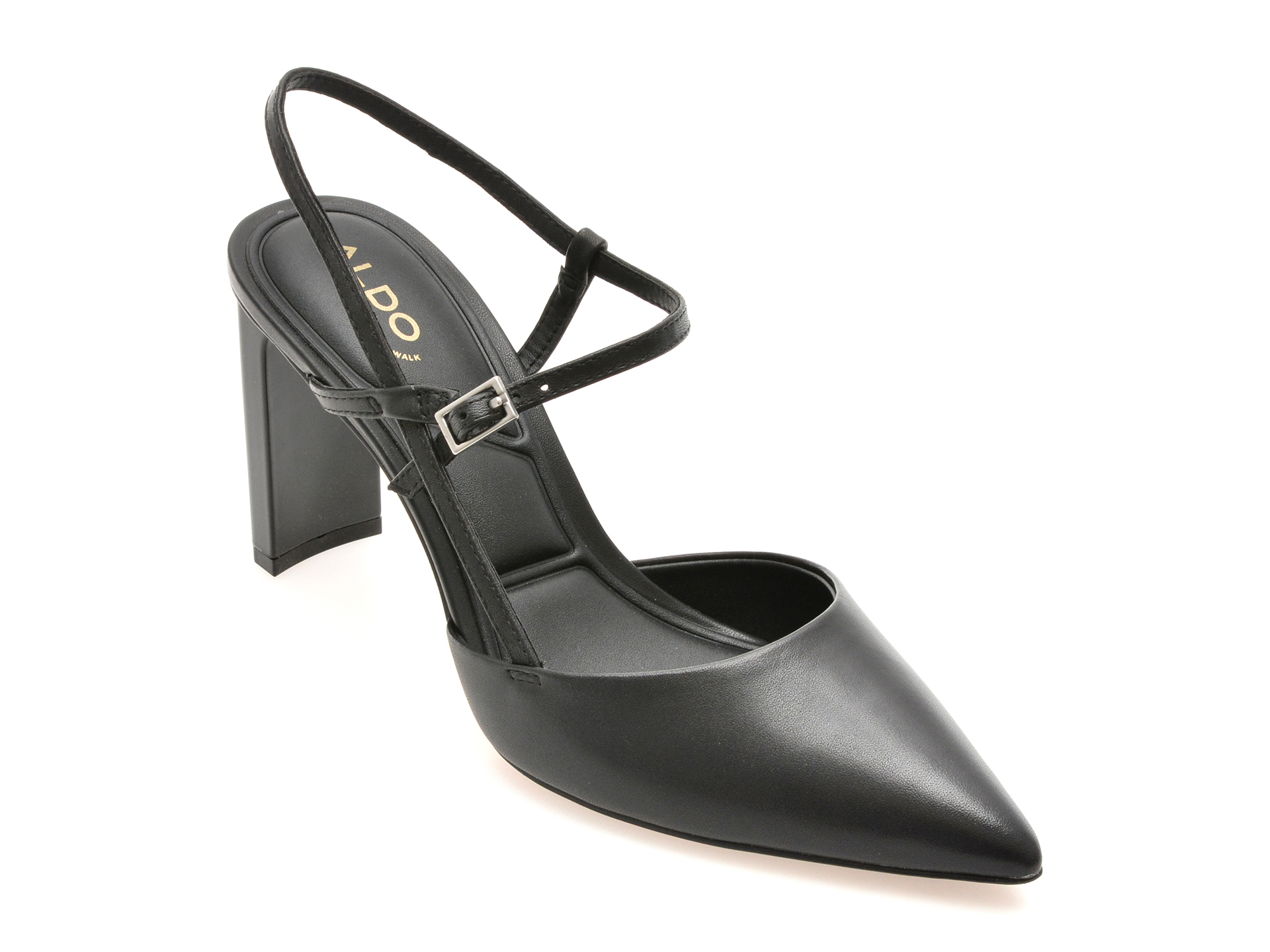 Pantofi eleganti ALDO negri, DARABRIVER 001, din piele naturala