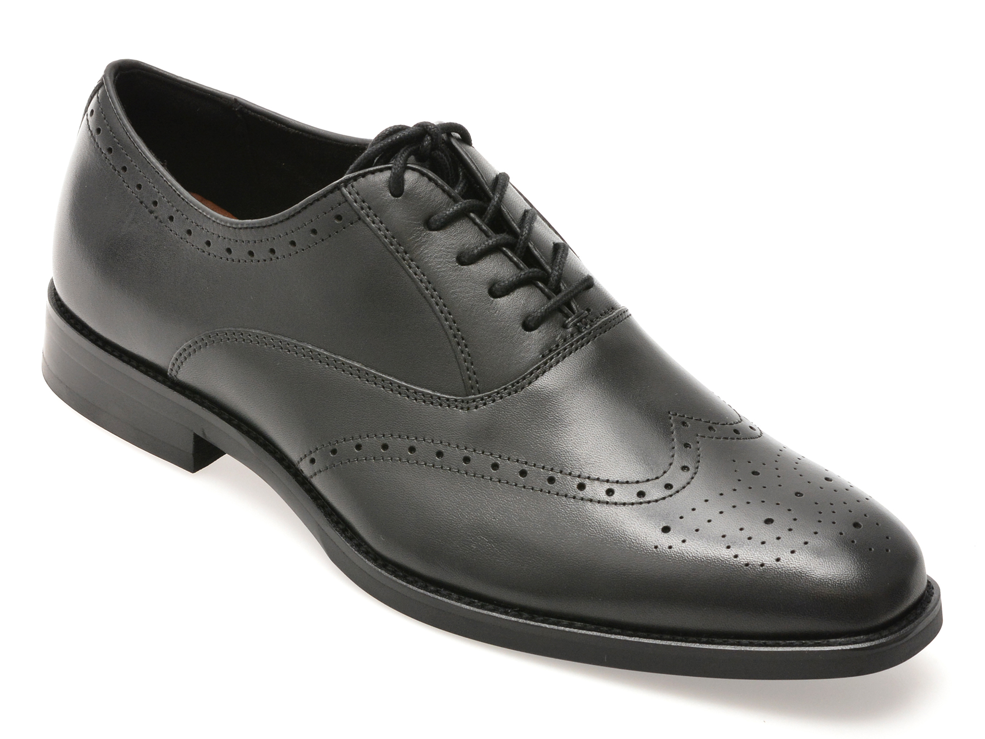 Pantofi eleganti ALDO negri, DONALD 001, din piele naturala