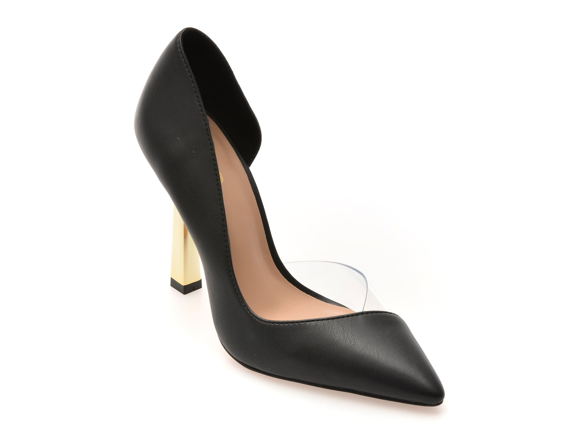 Pantofi eleganti ALDO negri, PAISLEY 001, din piele ecologica