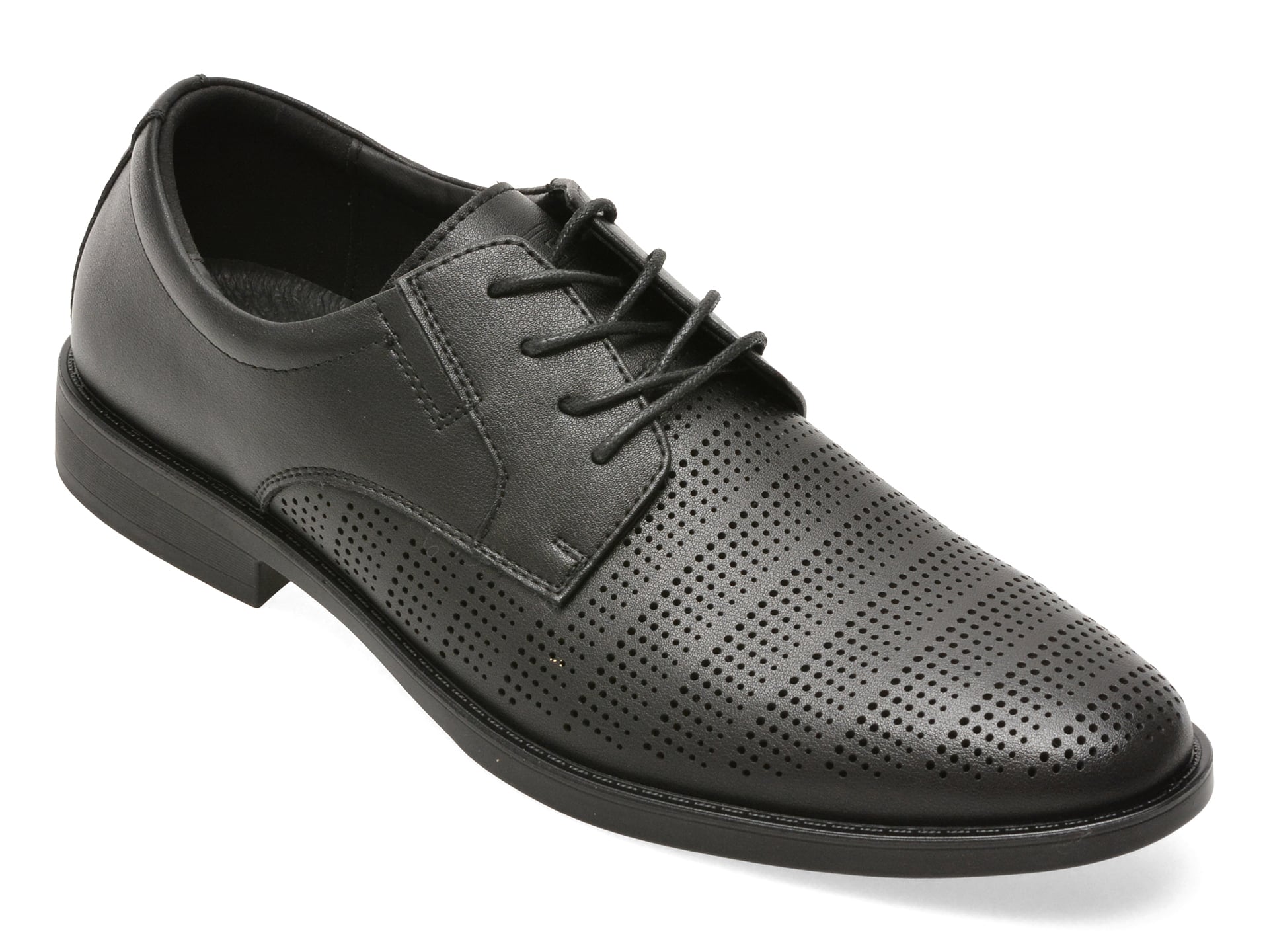 Pantofi eleganti BITE THE BULLET negri, 5670, din piele naturala