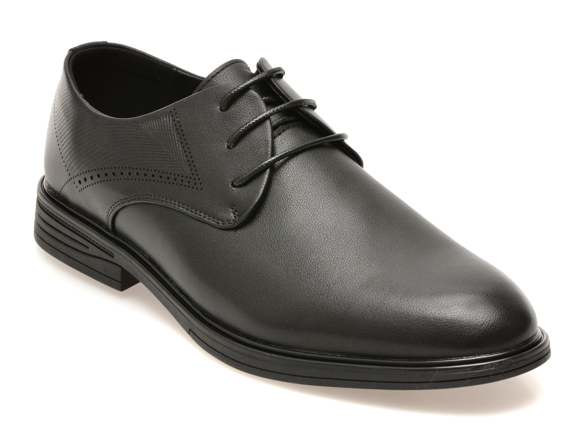 Pantofi eleganti BITE THE BULLET negri, 89516, din piele naturala