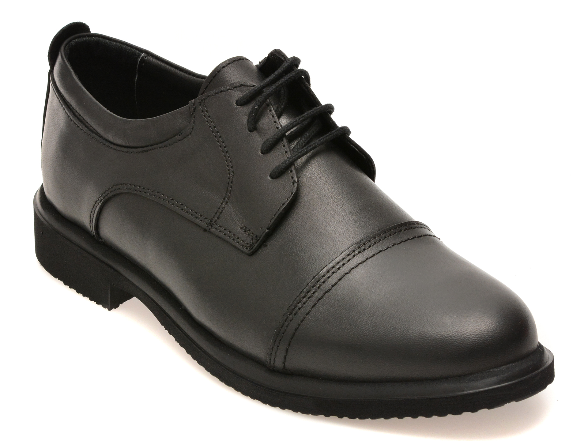 Pantofi eleganti BITE THE BULLET negri, RZ309, din piele naturala