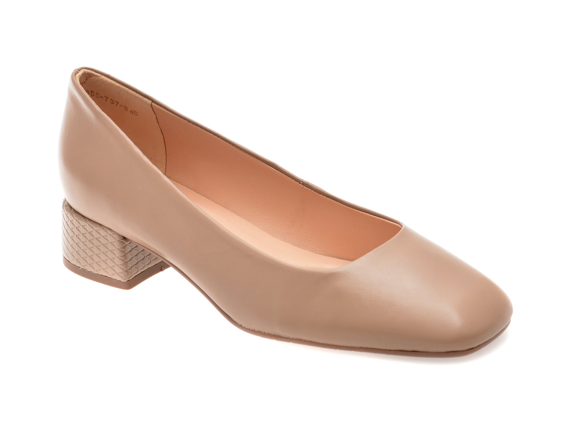 Pantofi eleganti EPICA gri, 1135845, din piele naturala