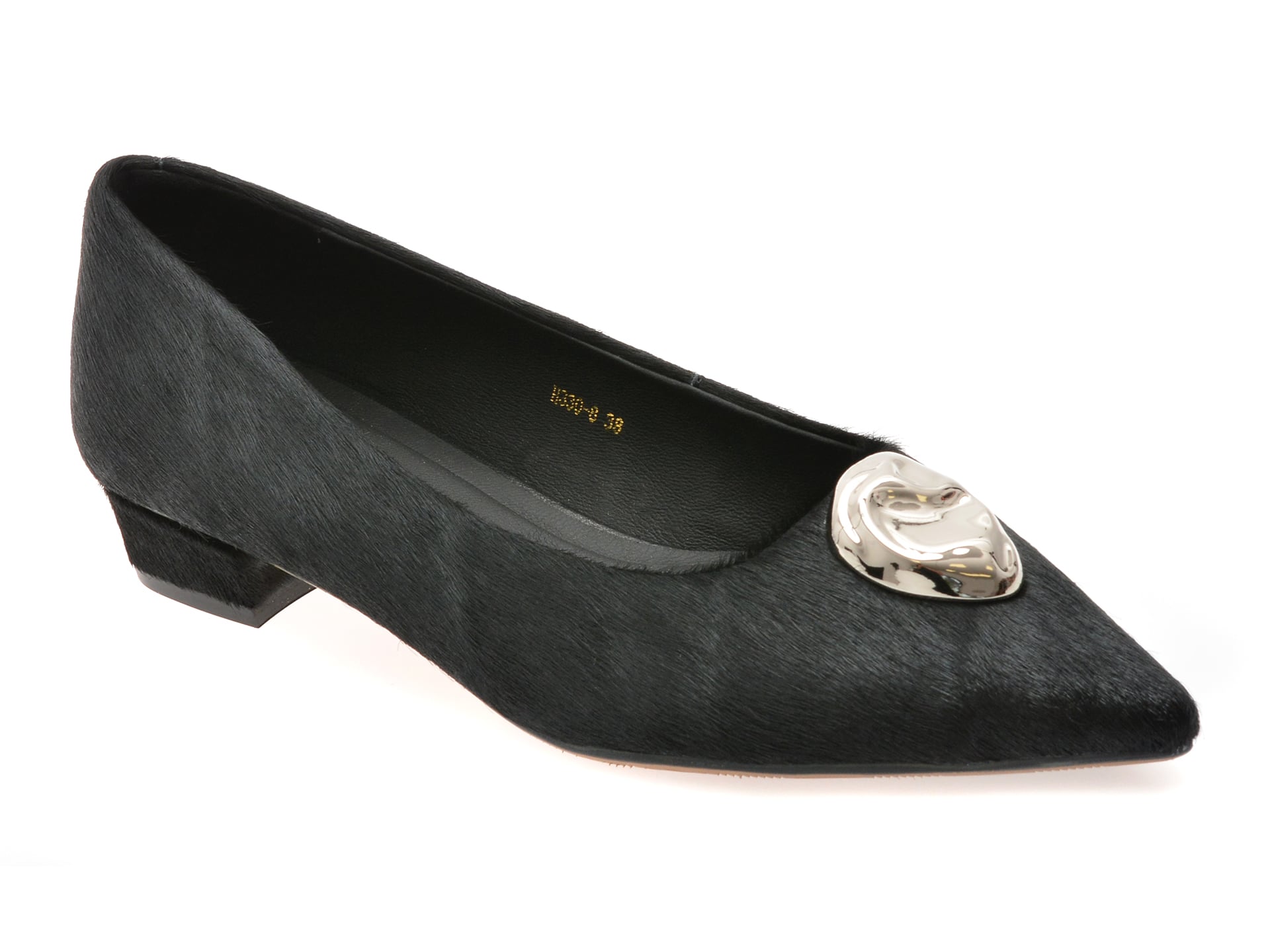Pantofi eleganti EPICA negri, 3308, din piele naturala