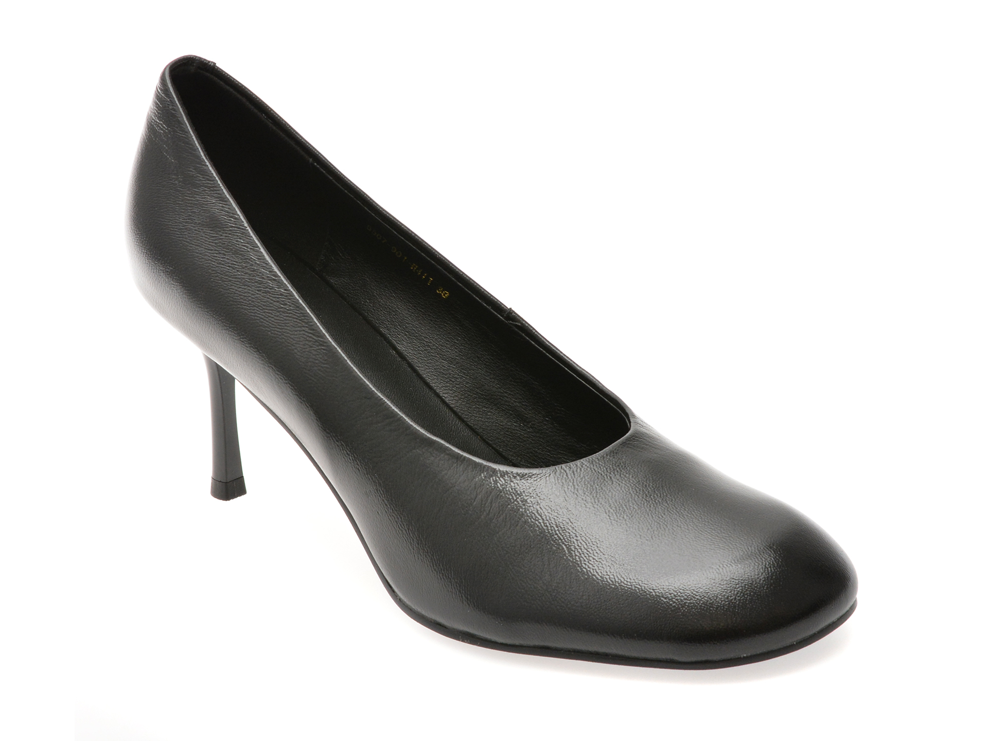 Pantofi eleganti EPICA negri, 5507, din piele naturala