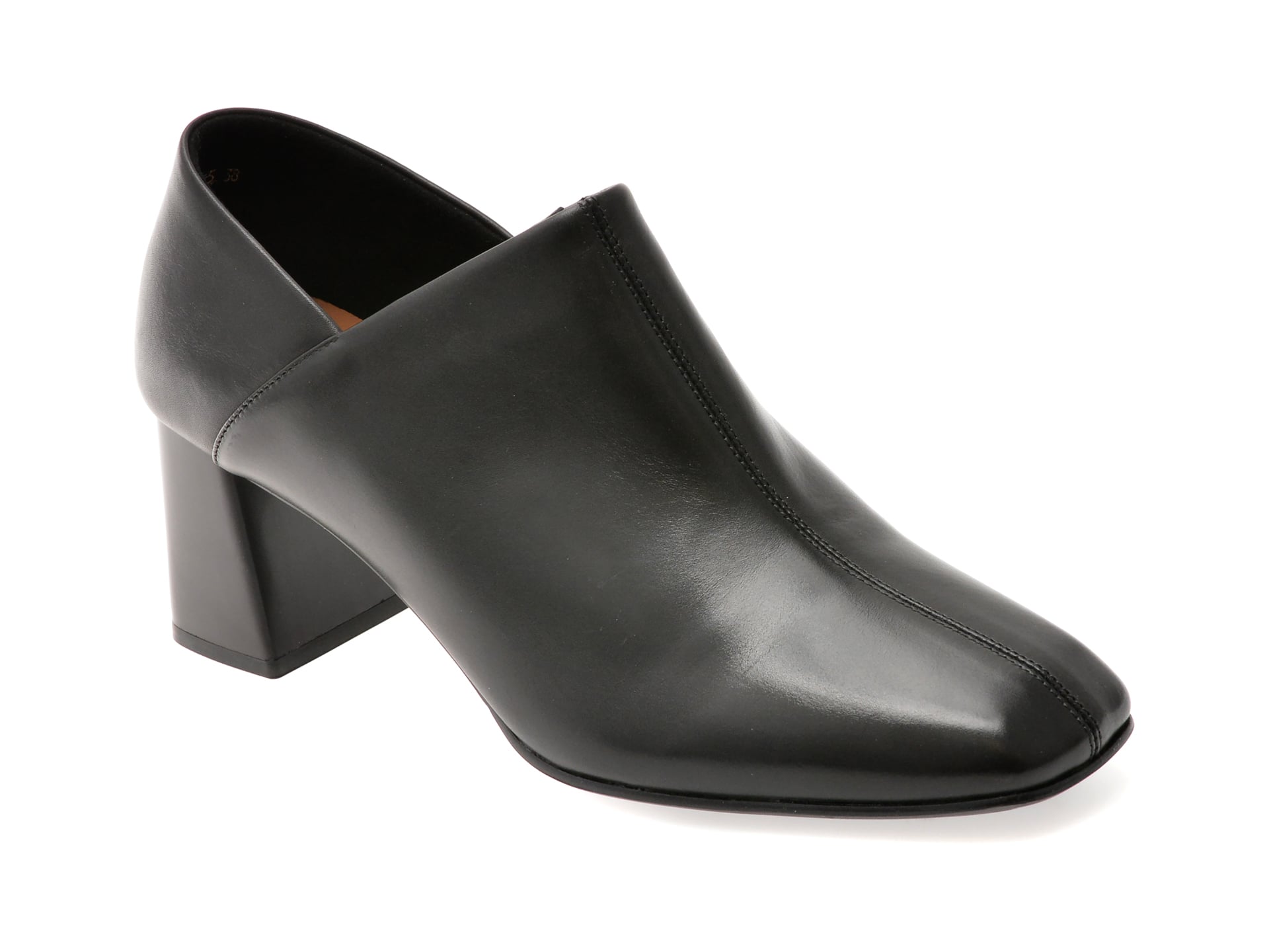 Pantofi eleganti EPICA negri, D07267, din piele naturala