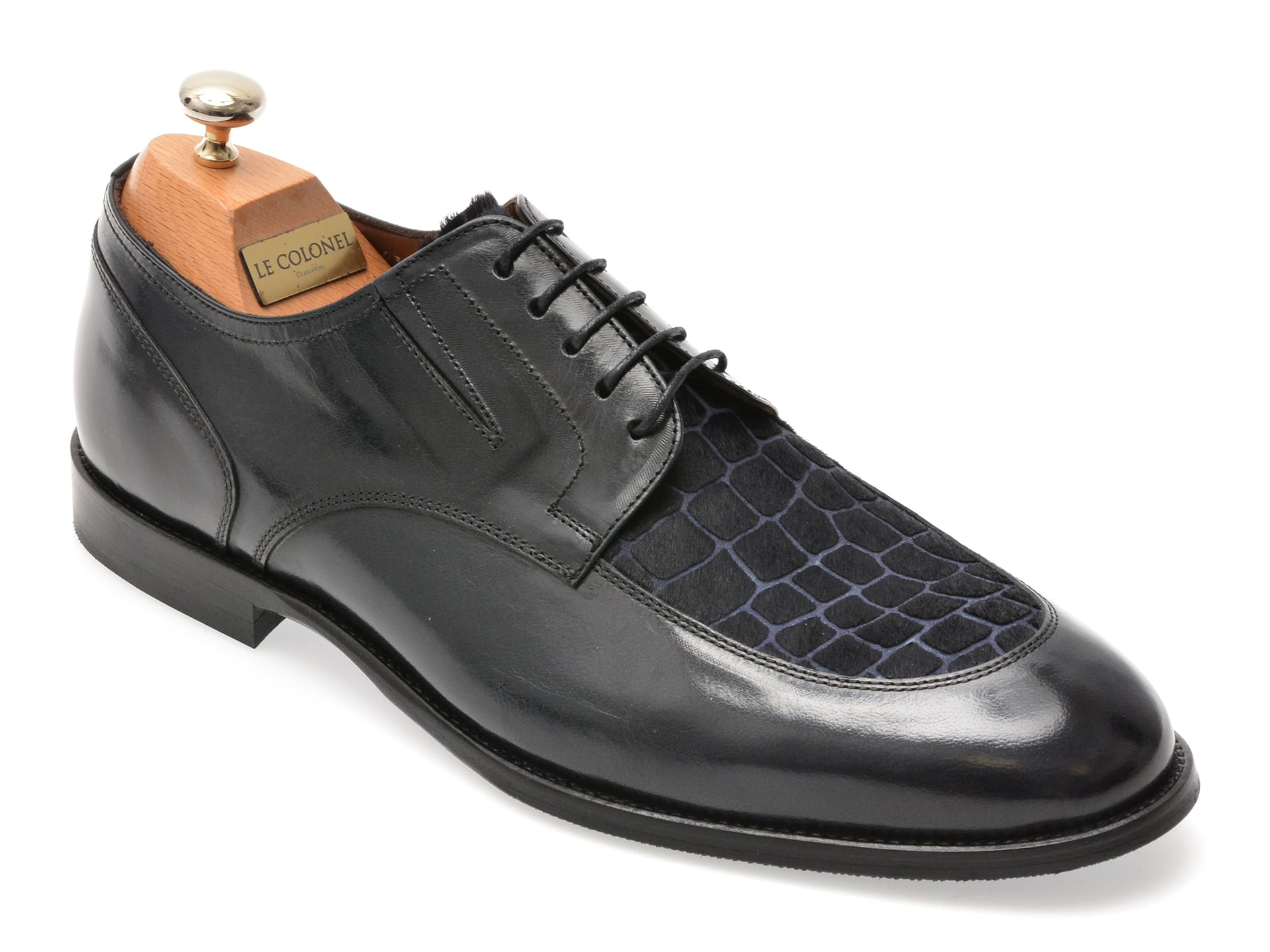 Pantofi eleganti LE COLONEL bleumarin, 63622, din piele naturala