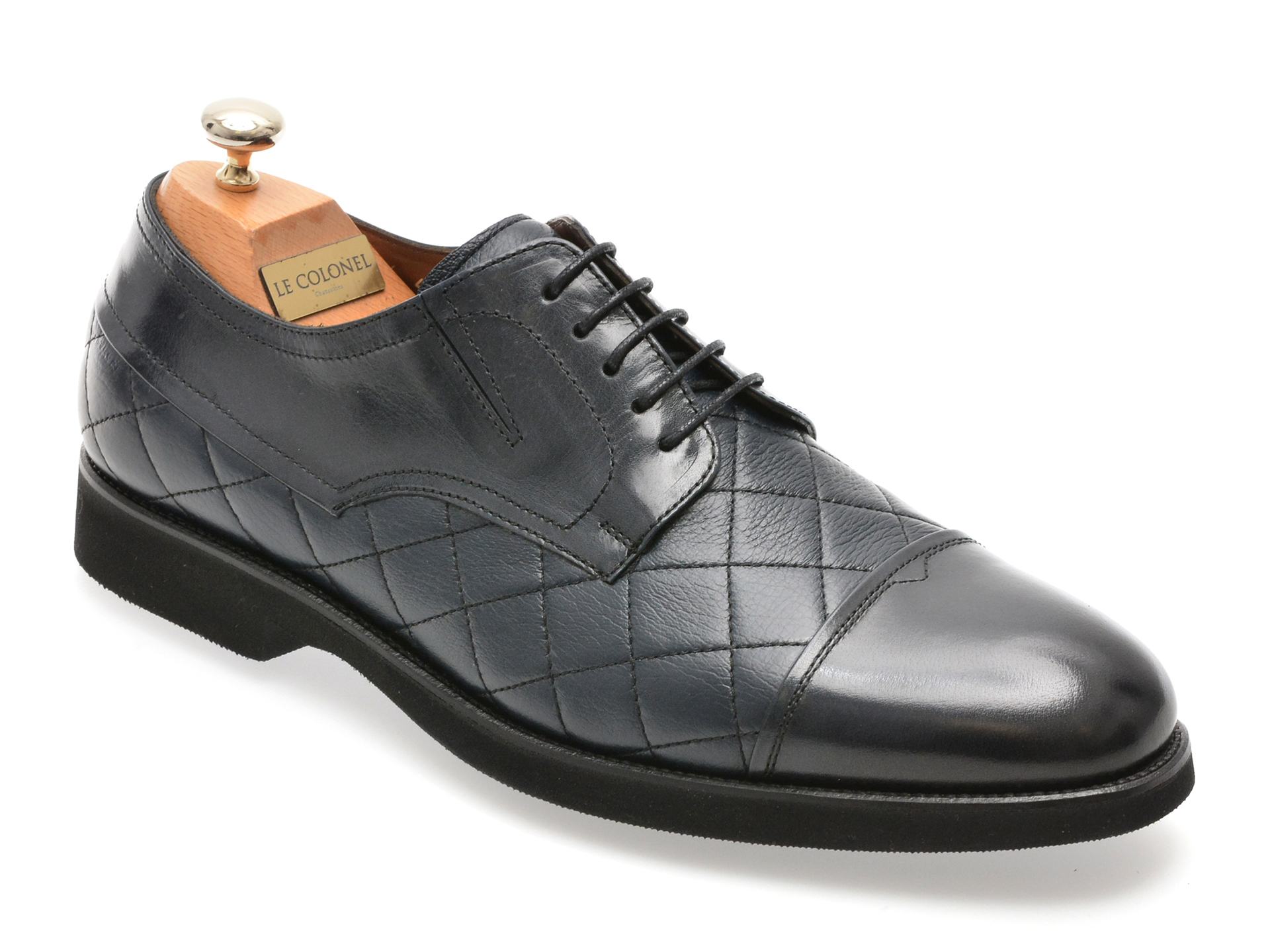 Pantofi eleganti LE COLONEL bleumarin, 67014, din piele naturala
