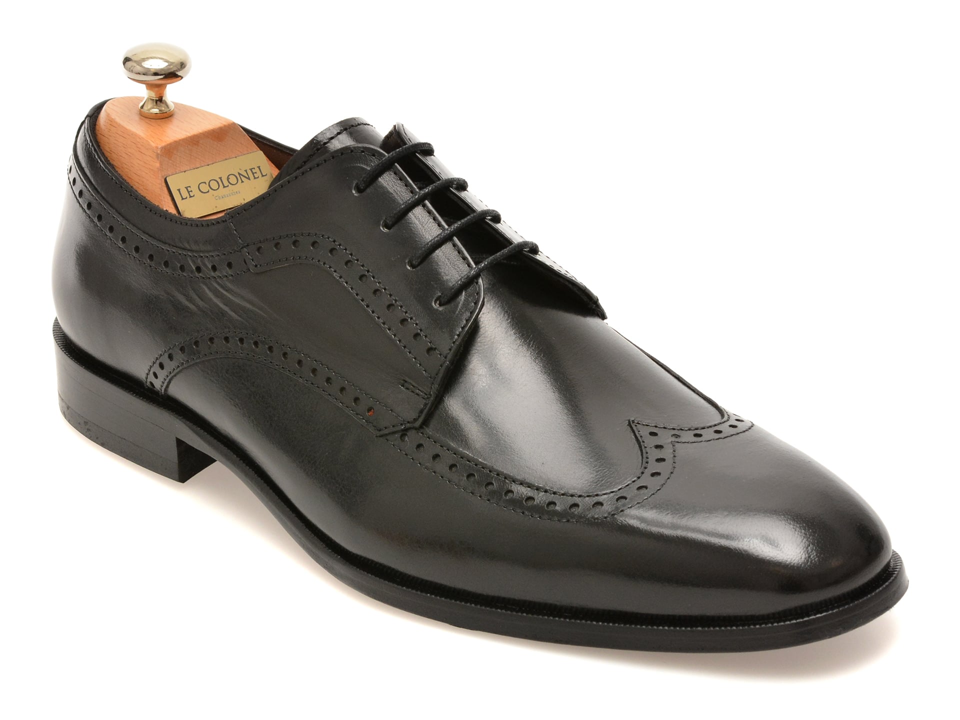 Pantofi eleganti LE COLONEL negri, 484121, din piele naturala