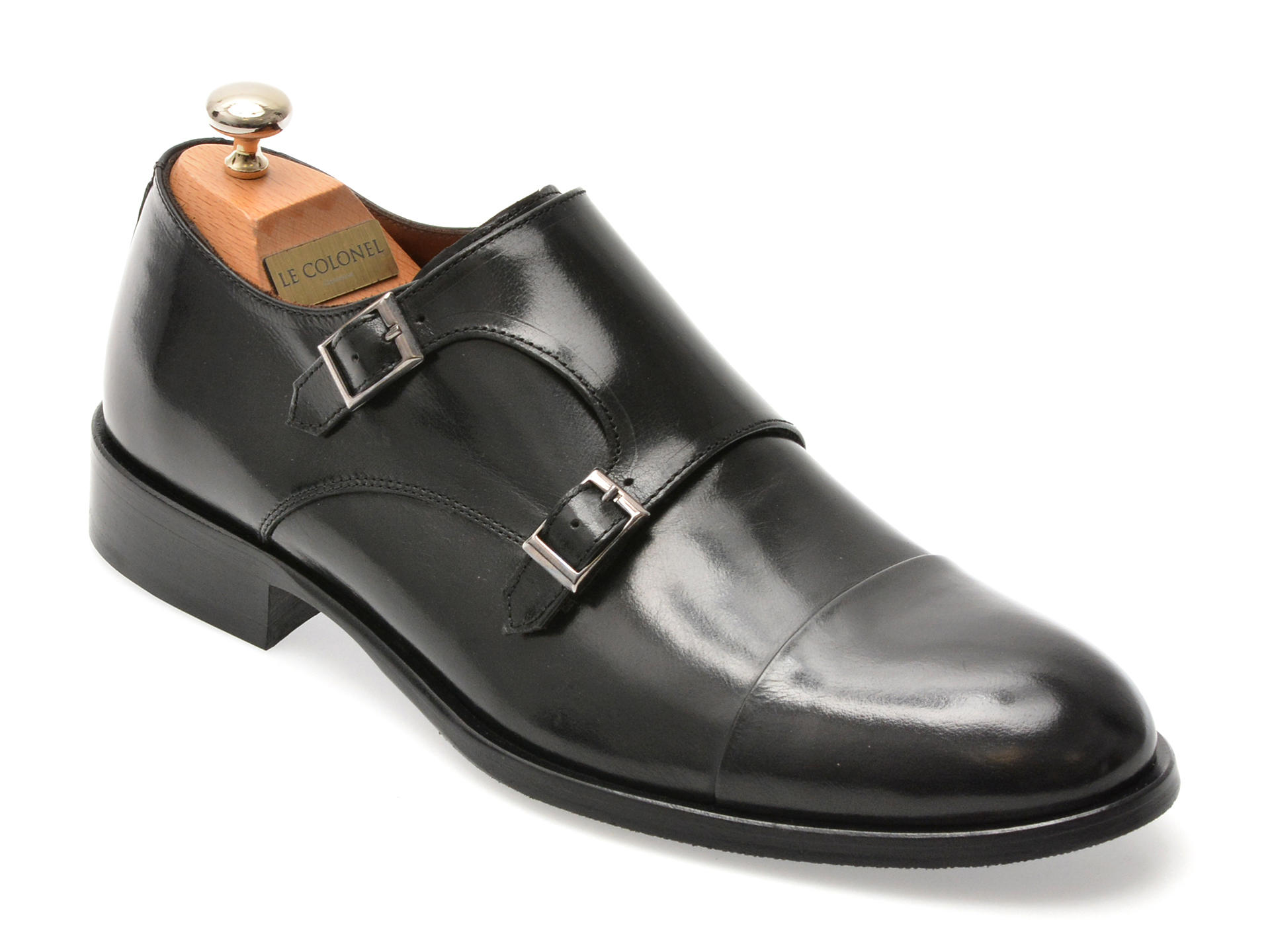 Pantofi eleganti LE COLONEL negri, 65204, din piele naturala