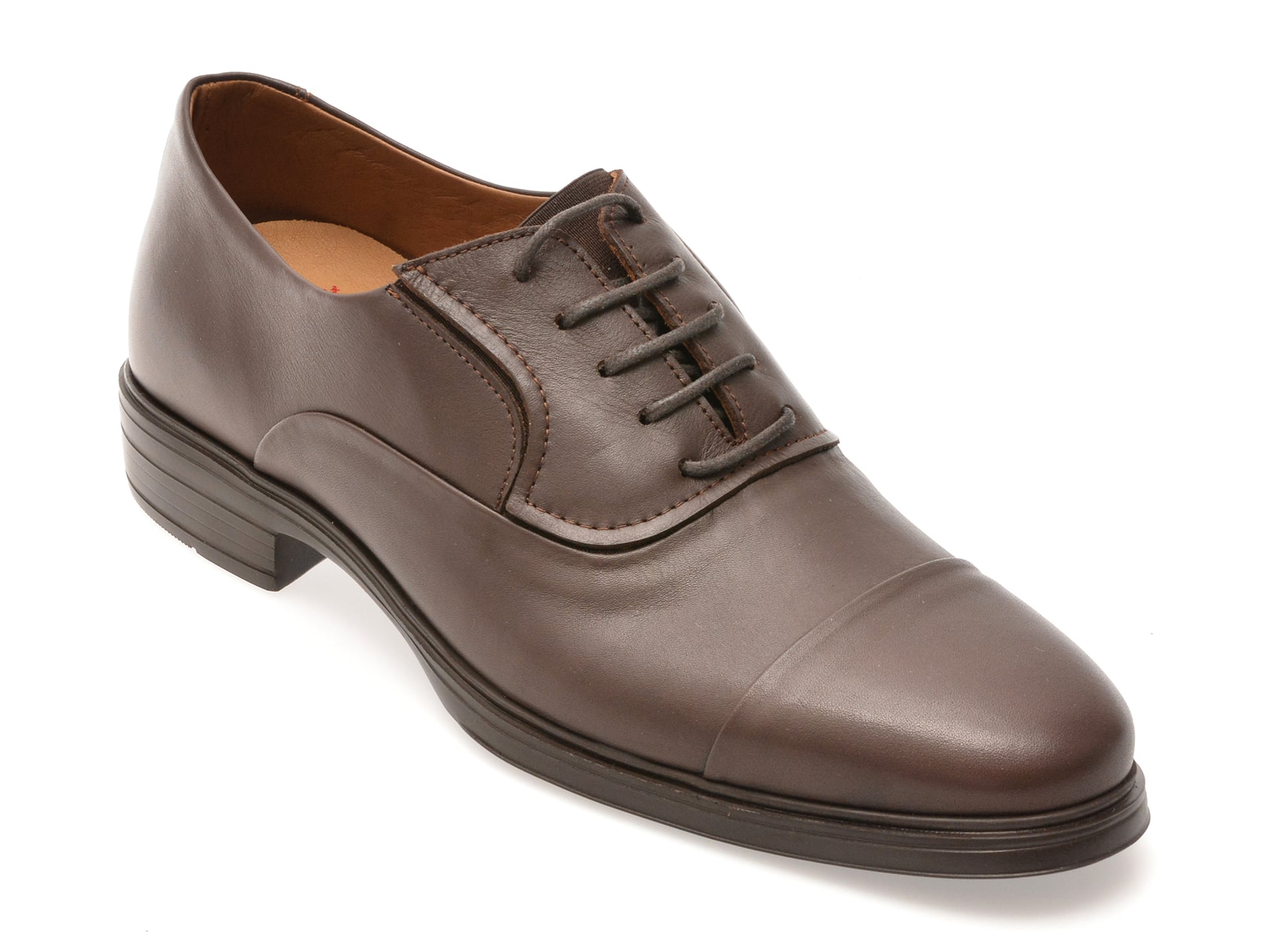 Pantofi eleganti OTTER maro, E301, din piele naturala