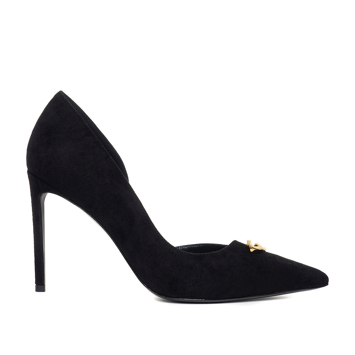 Pantofi Emma Piele Intoarsa, Neagra - Premium Collection - 40 / 10 cm