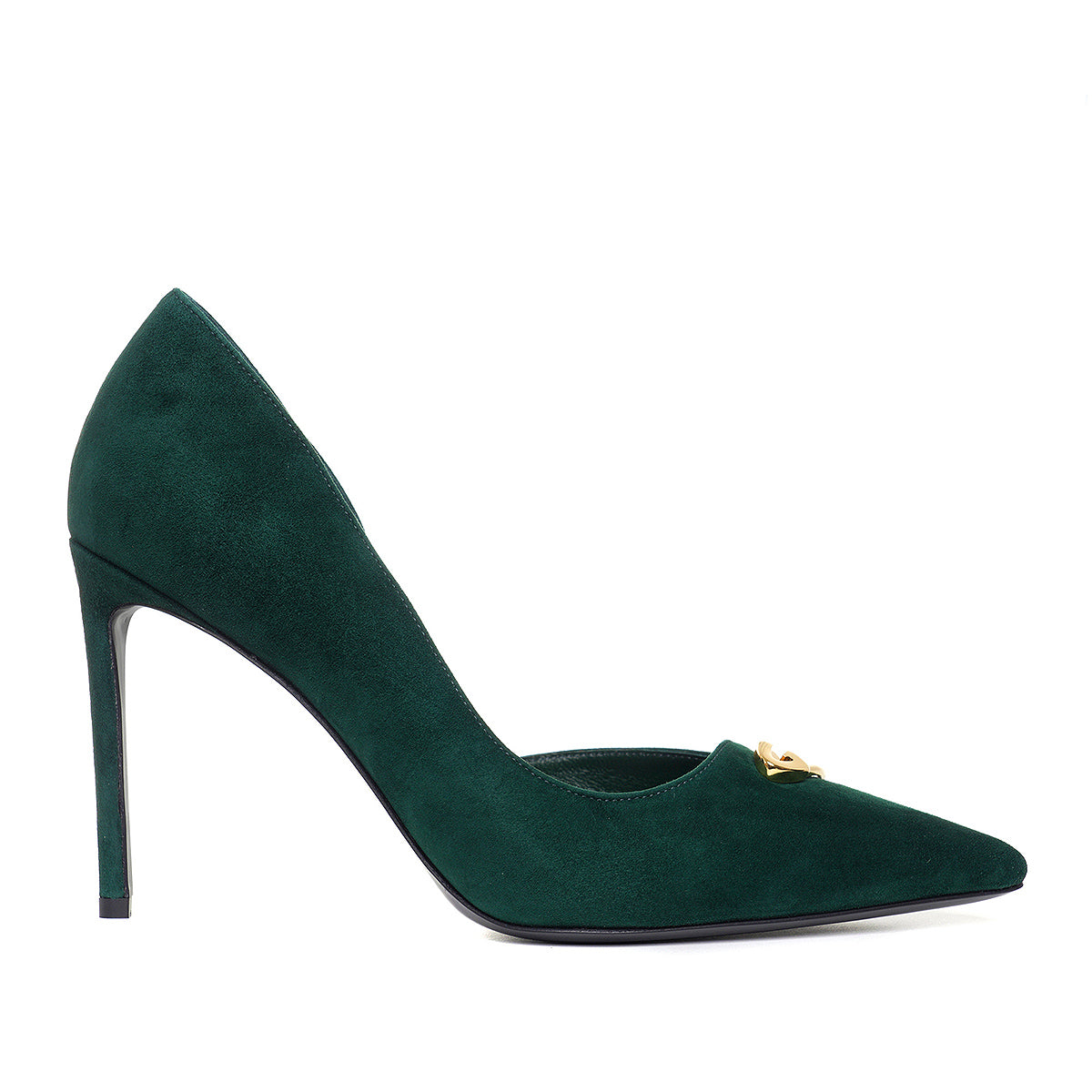 Pantofi Emma Piele Intoarsa, Verde Forest - Premium Collection - 41 / 10 cm