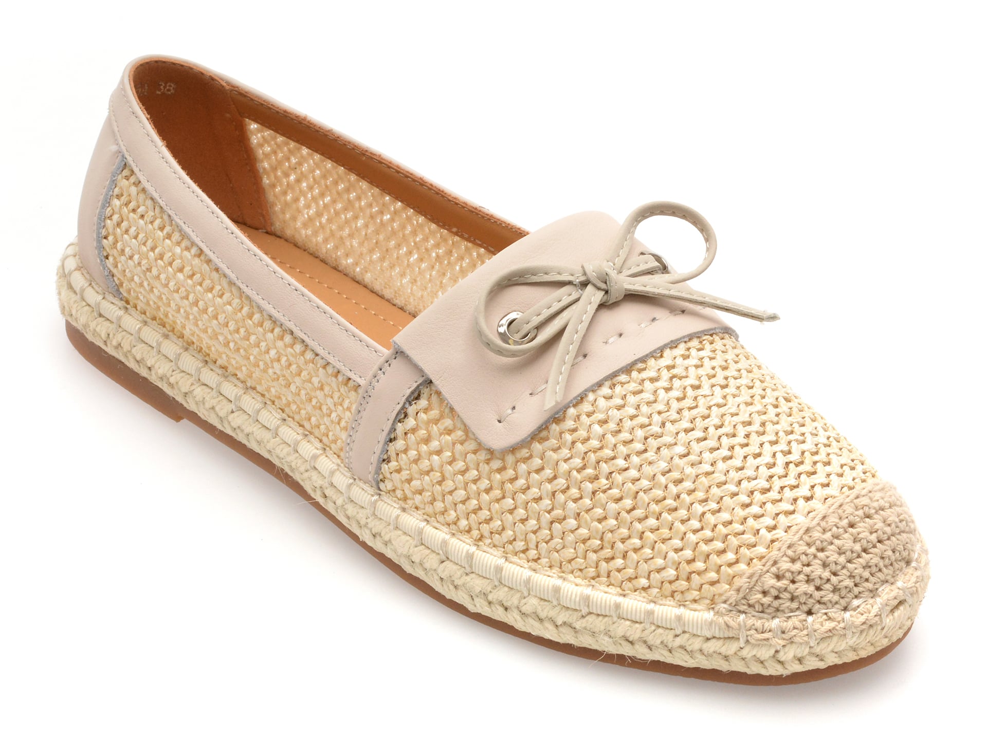 Pantofi EPICA bej, 2515, din material textil