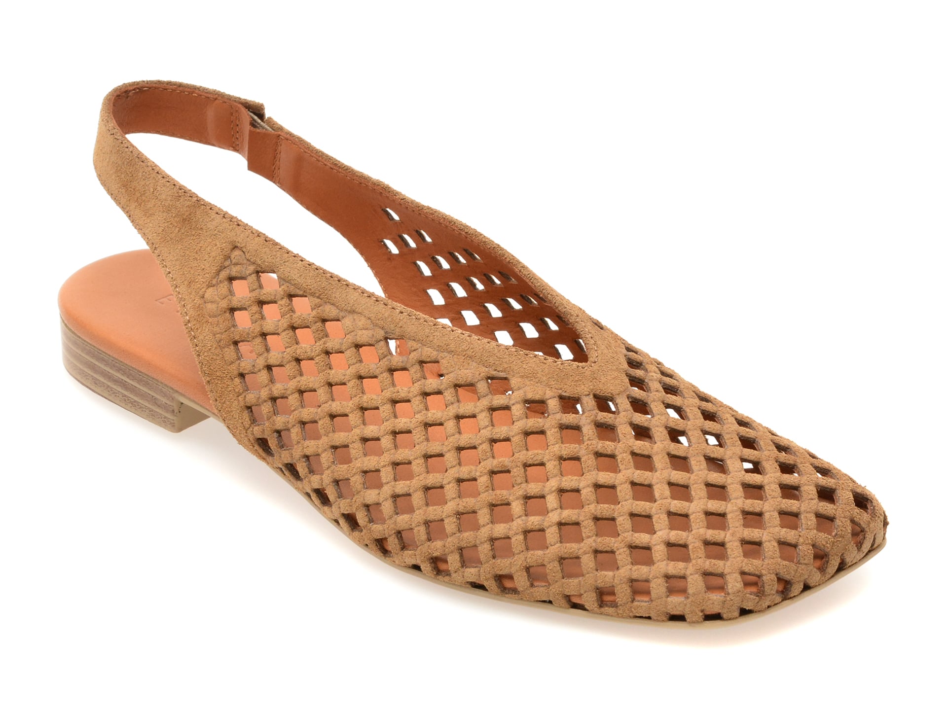 Pantofi EPICA maro, 4351224, din piele intoarsa