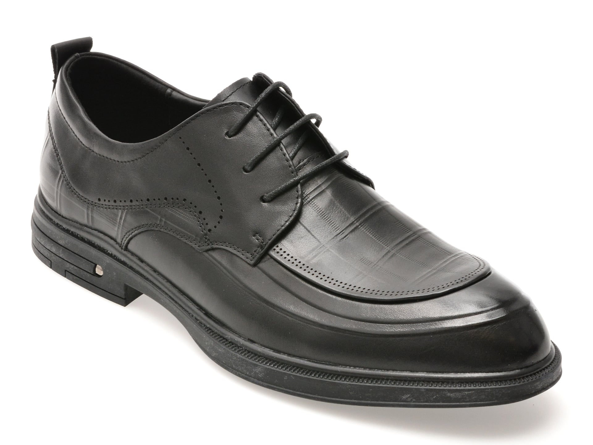 Pantofi EPICA negri, 8820, din piele naturala