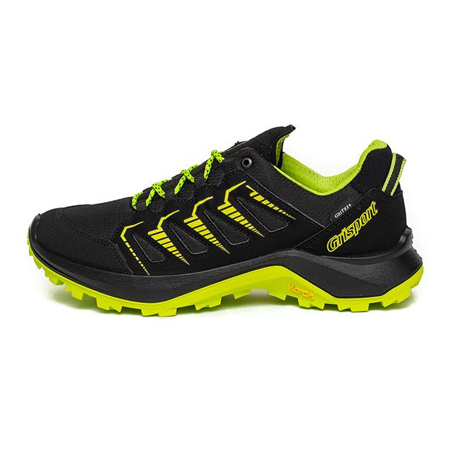 Pantofi Grisport Bavenite Negru - Black/Volt Green - poza 1