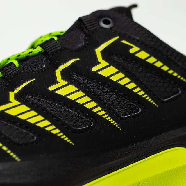 Pantofi Grisport Bavenite Negru - Black/Volt Green - poza 5