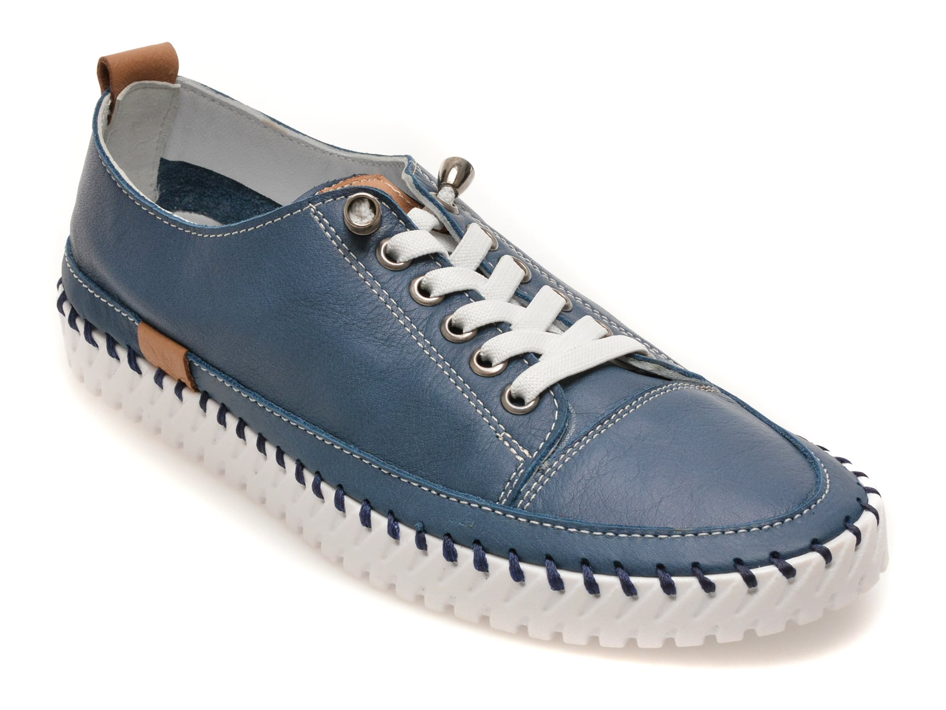 Pantofi GRYXX albastri, EV2898, din piele naturala