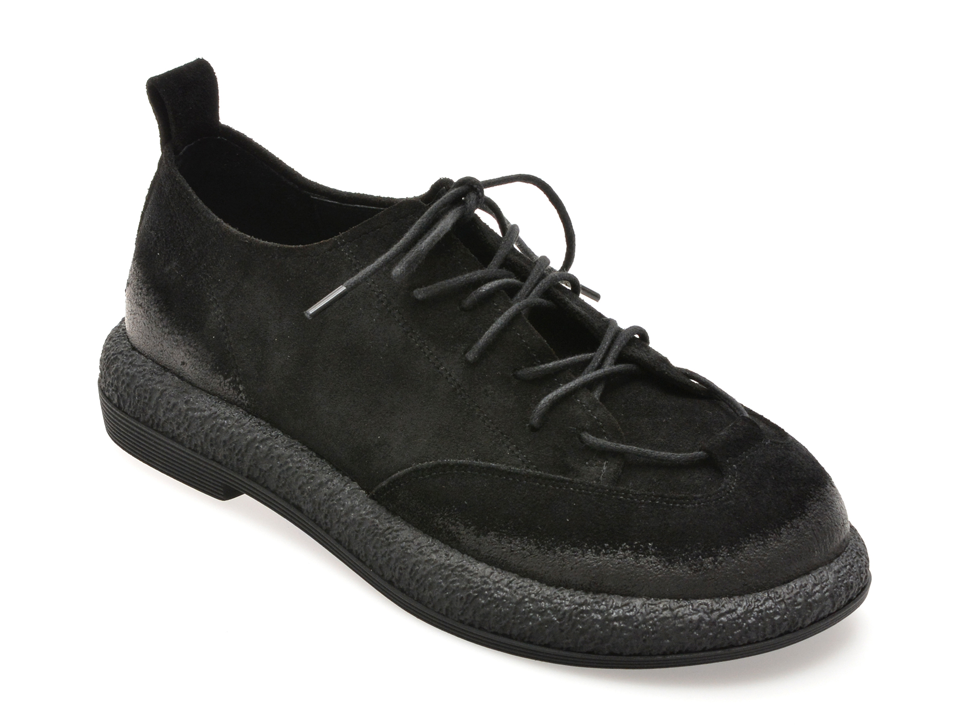 Pantofi GRYXX negri, 3642609, din piele intoarsa