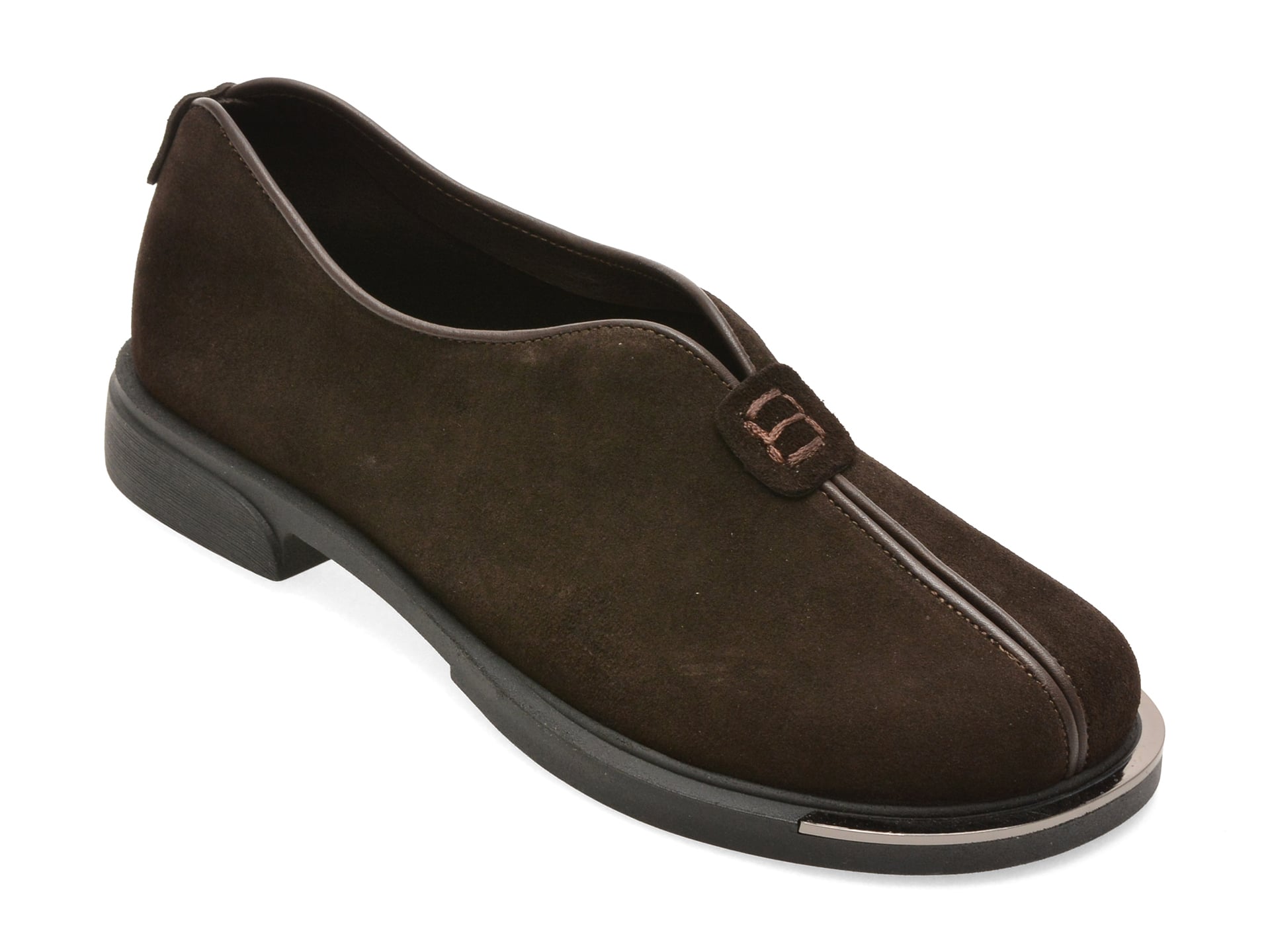 Pantofi IMAGE maro, 2155398, din piele intoarsa