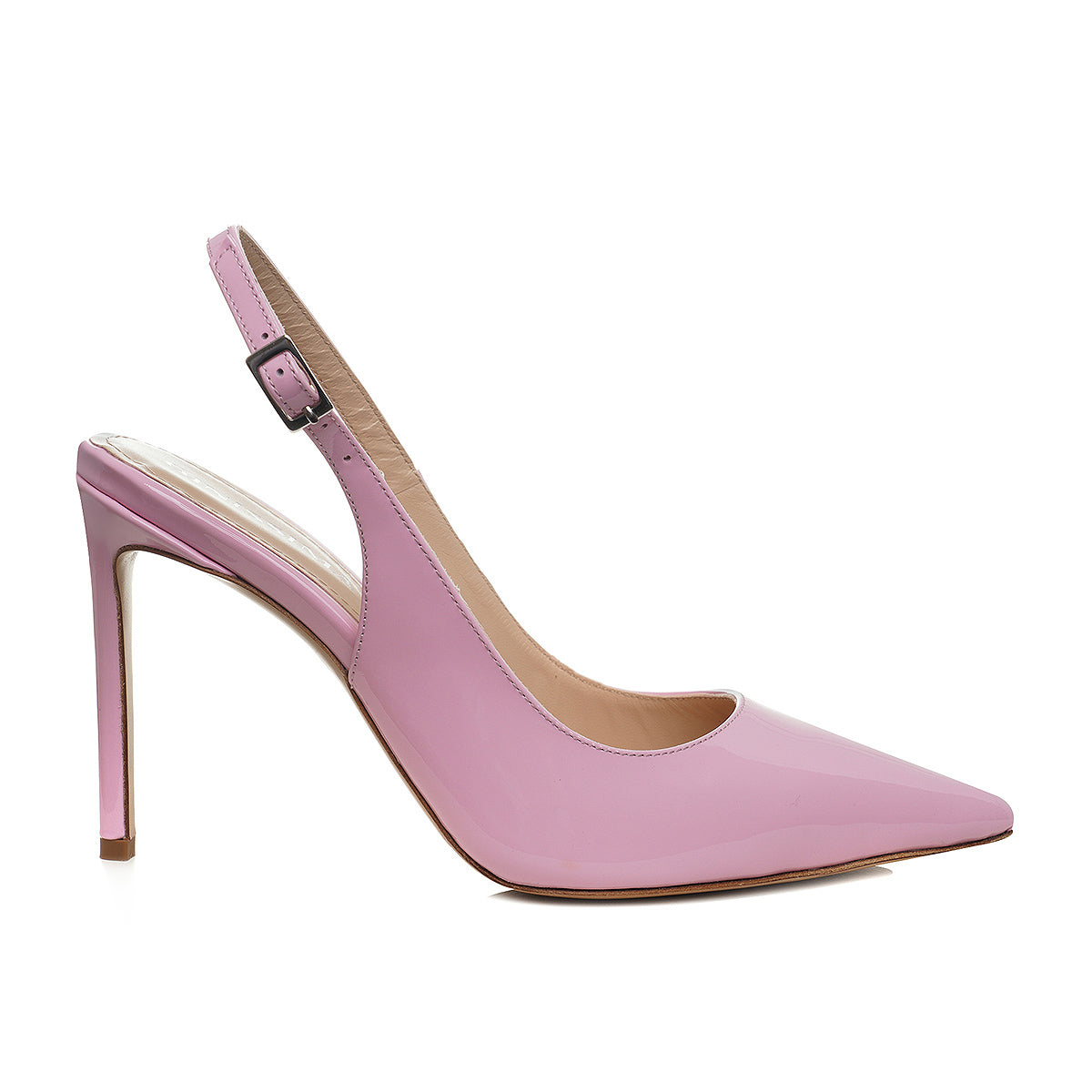 Pantofi Lavinia Piele Lacuita, Roz - Premium Collection - 37 / 10 cm